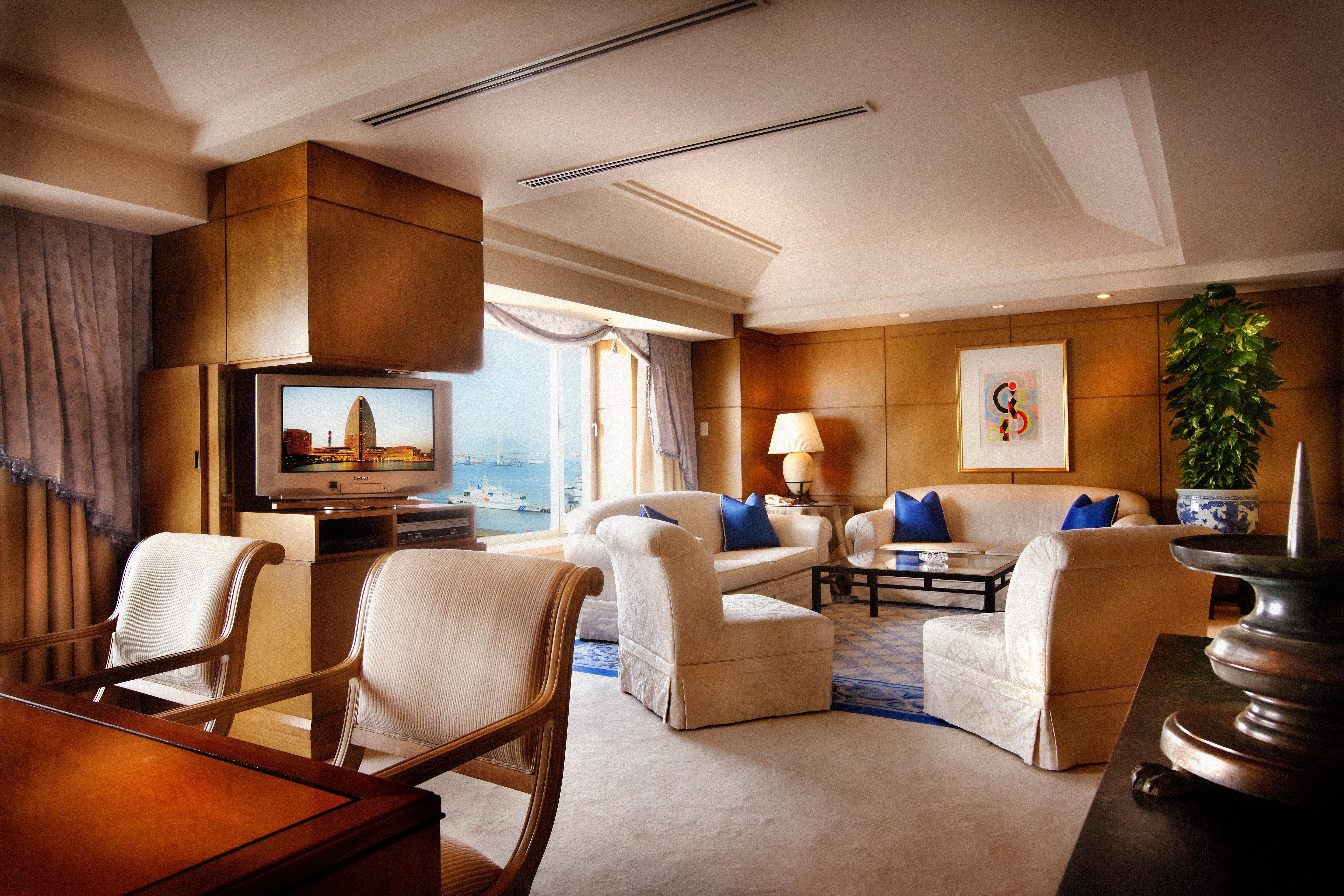 Intercontinental Yokohama Grand By Ihg Yokohama (Kanagawa) Exterior foto A suite at The Peninsula